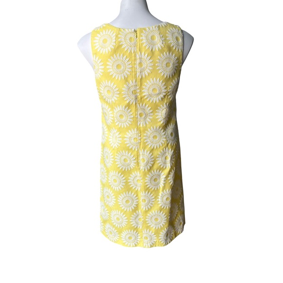 Tori Richard Sleeveless Embroidered Shift Dress, Sz 10 - Picture 2 of 12